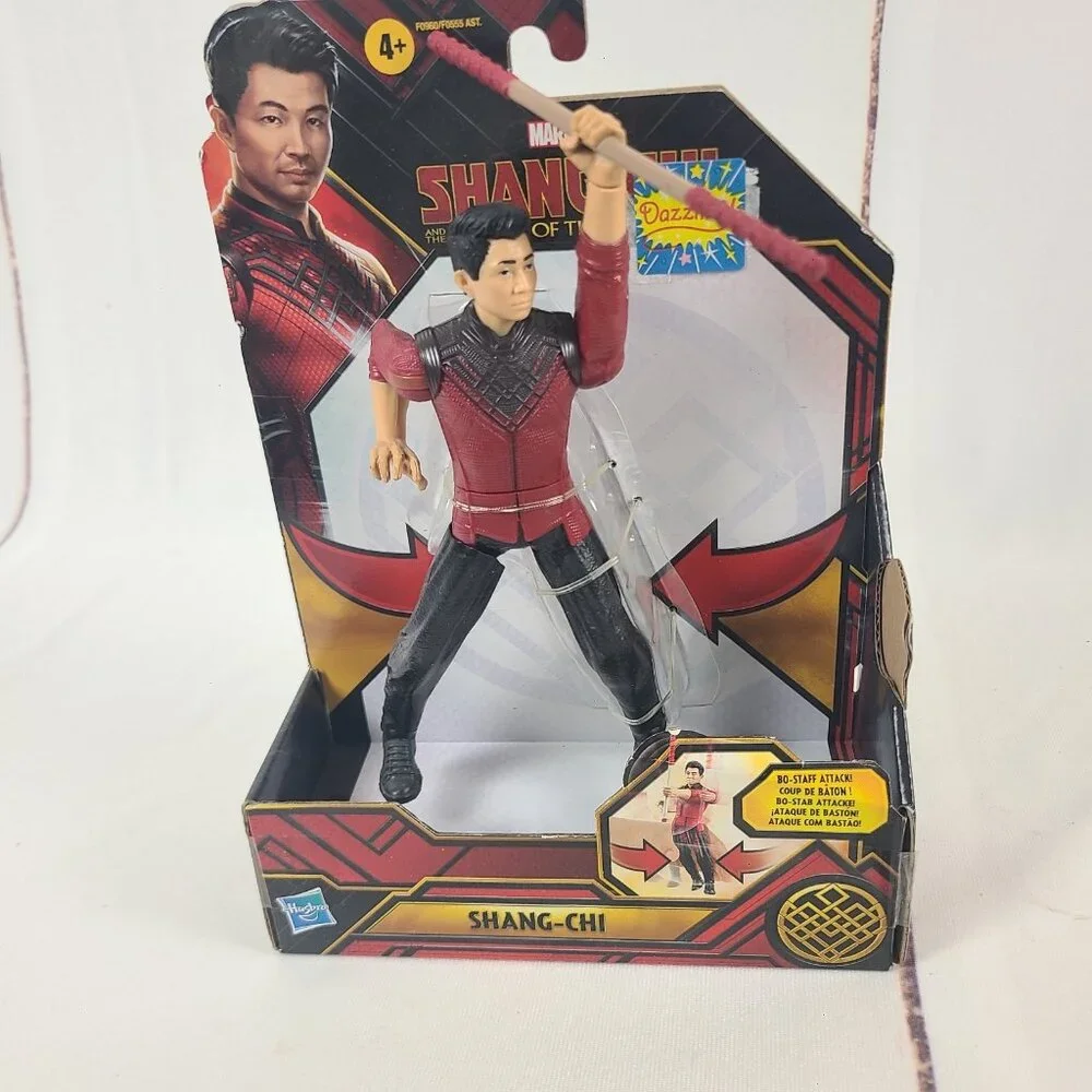 Shang-Chi And The‎ Legend Of The Ten Rings Action Figure Marvel w Bo-Staff F0960